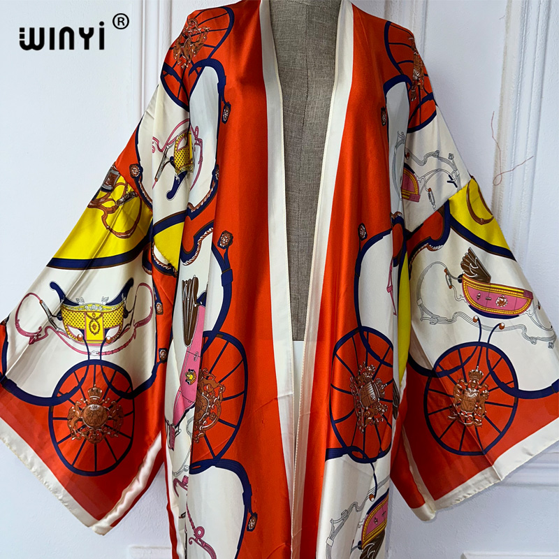 WINYI Boho Print Kimono Summer - Cover Up Kaftan recension och pris