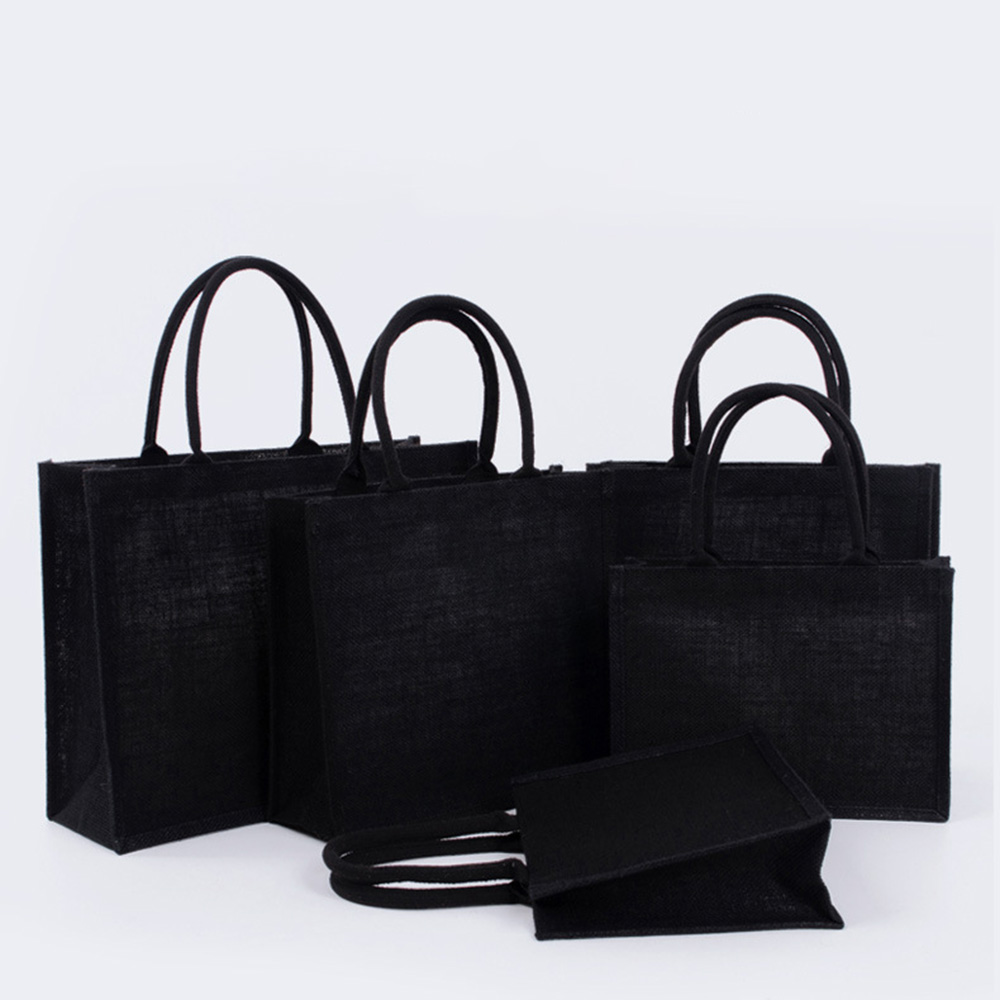 Vintage Linen Black Tote Bag f - Tote Bag Beach recension och pris