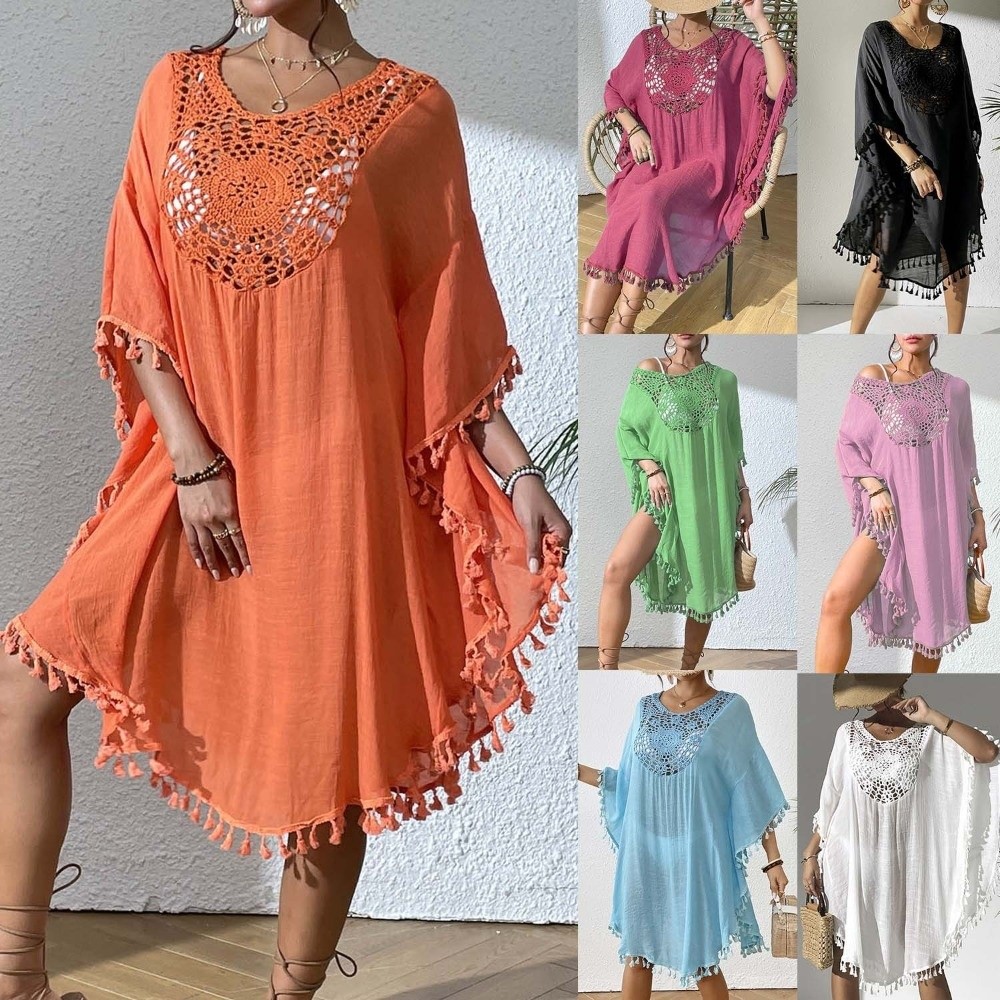 Square Neck Summer Sunscreen S - Cover Up Kaftan recension och pris